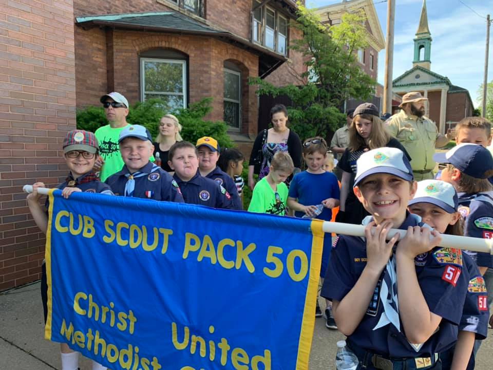 Webelos ready for a parade!